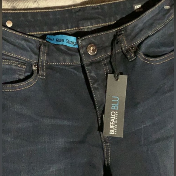 Buffalo blu David Bitton mid rise straight leg size 29 blue jeans - Picture 3 of 5